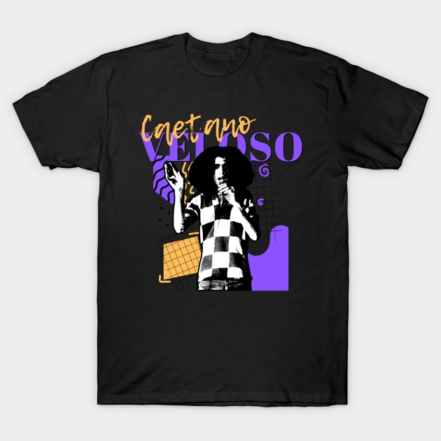 Caetano veloso retro style T-Shirt by FlowersVibes